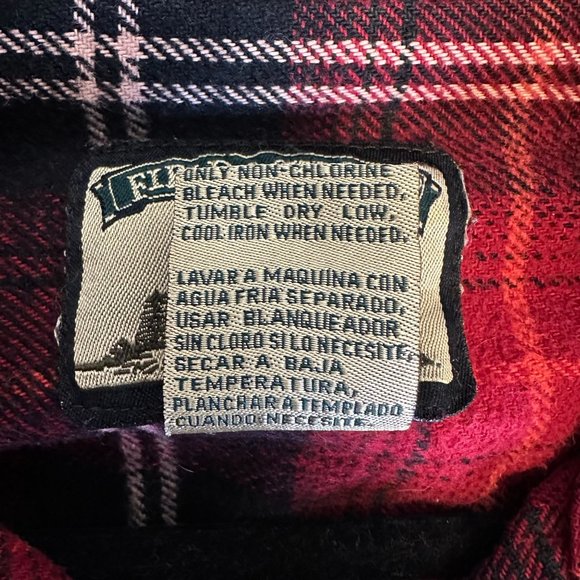 Field & Stream Mens Red Plaid Heavy Button Long Sleeve Shirt Jacket Size L - Picture 5 of 5